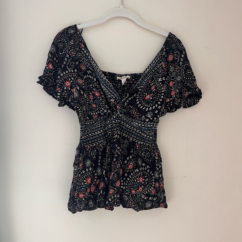 Francesca’s Smocked Blouse